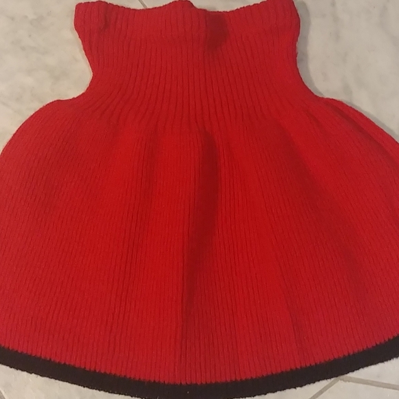 Red sweater skirt - Picture 1 of 2